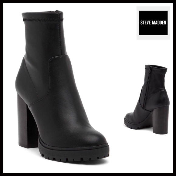 Steve Madden Shoes - STEVE MADDEN STRETCH HEELED ANKLE BOOTS